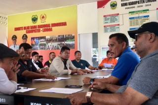 Disdikpora Rakor Bareng KONI Bahasa Kesiapan Atlet Lingga di Porprov Kepri 2022