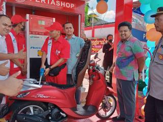 Pertamina Buka Outlet Pertashop di Tiban Lama, Permudah Pengisian BBM Warga