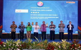 BRK Syariah Raih Dua Penghargaan TOP Digital Award 2022 dari It Works
