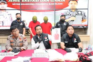 Polresta Barelang Amankan Ribuan Pil Ekstasi Siap Diedarkan saat Nataru