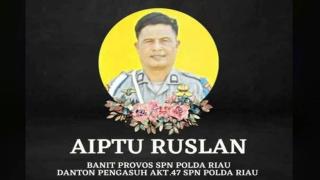 Polisi Bunuh Polisi di Riau: Aiptu Ruslan Tewas Ditikam Sangkur oleh Juniornya 