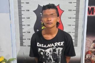 Polisi Tangkap Seorang Pengamen di Tanjungpinang Diduga Lecehkan Pemotor Wanita