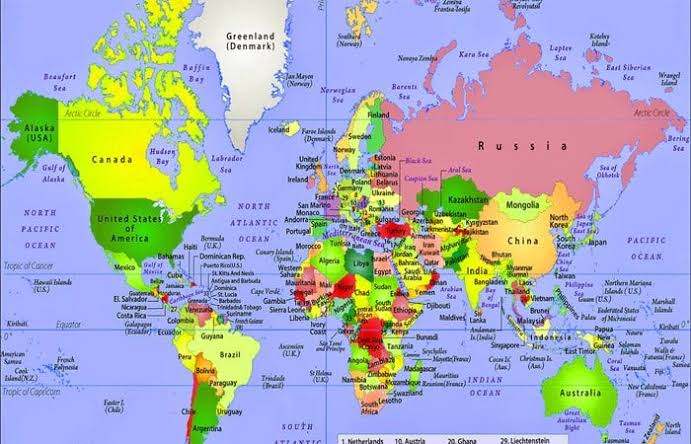 Daftar 10 Negara Terbesar di Dunia, Indonesia Urutan Berapa?