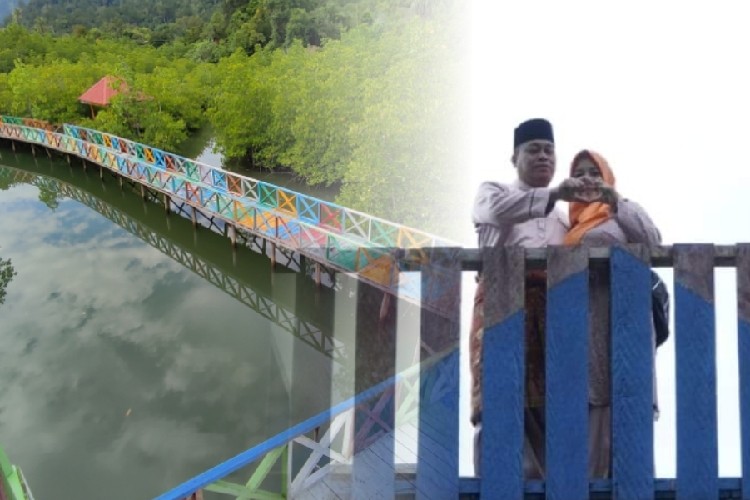 Keindahan Wisata Mangrove Desa Kelumu Bikin Terpesona Bupati Nizar