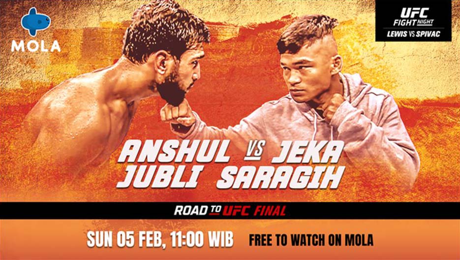 Ayo Dukung Jeka Saragih di Final Road to UFC Hadapi Anshul Jubli