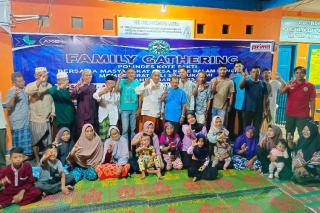 Family Gathering Polindes Kote Sakti di Lingga Pererat Hubungan dengan Warga Desa