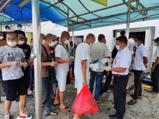Ratusan PMI Bermasalah Dideportasi dari Malaysia via Tanjungpinang, Ada Ratusan Orang