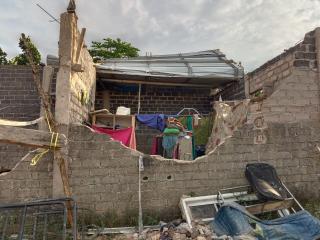 Puting Beliung Terjang Kawasan Sambau Nongsa, 6 Rumah Rusak Parah