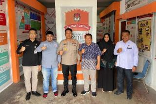 Polresta Tanjungpinang Audiensi Bareng KPU Bahas Tahapan Pemilu Serentak 2024