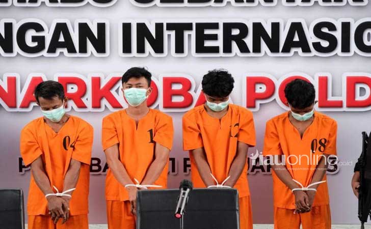 Duh, Dua Pelajar di Bengkalis Jadi Kurir 276 Kilogram Sabu