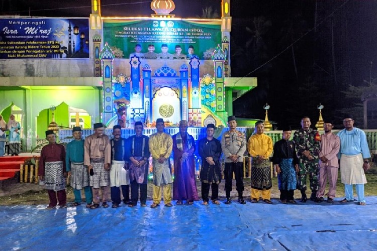 Gelar STQ Kecamatan, Katang Bidare Siapkan Kafilah Unggul Tatap STQ Lingga 2023