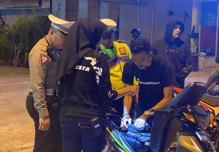  Polisi Bubarkan Balap Liar di Batam Center, 47 Kendaraan Diangkut