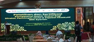 BRK Syariah Jadi BPD Pertama Gelar Sertifikasi Kompetensi Nazhir Wakaf