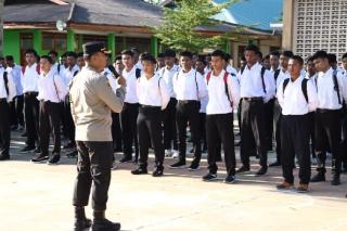 Ratusan Pelajar di Lingga Ikuti Pelatihan Gratis Jadi Calon Anggota Polri