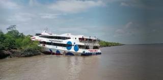 Kapal Dumai Line 9 Tabrak Pulau di Meranti Akhirnya Berlayar Setelah Sejam Kandas