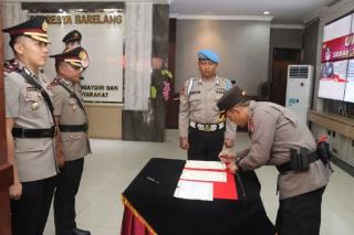 Kasat Reskrim hingga Polairud Polresta Barelang Dimutasi