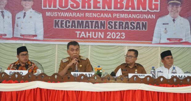 Wakil Ketua I DPRD Natuna Hadiri Musrenbang Kecamatan Serasan