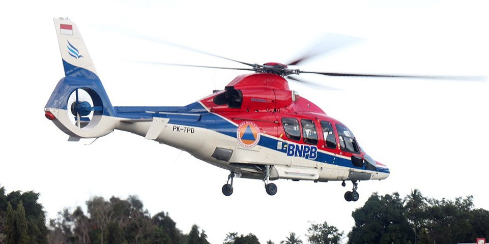 BNPB Kirim 2 Helikopter Tangani Bencana Longsor di Natuna