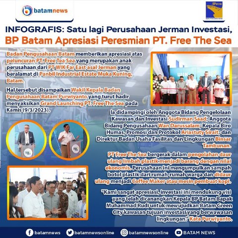 INFOGRAFIS: BP Batam Apresiasi Investasi Perusahaan Asal Jerman