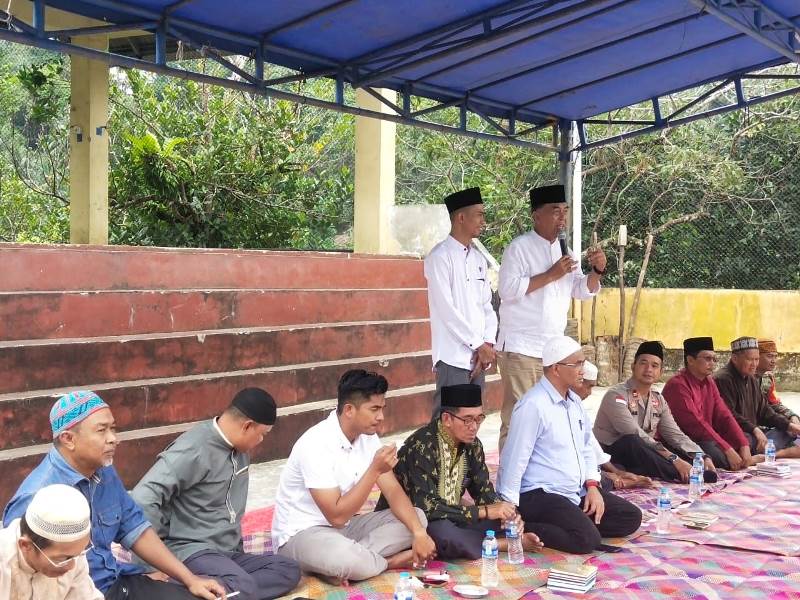 Warga Air Nusa Serasan Baca Doa Tolak Bala dan Yasin Mohon Dijauhkan Dari Bencana
