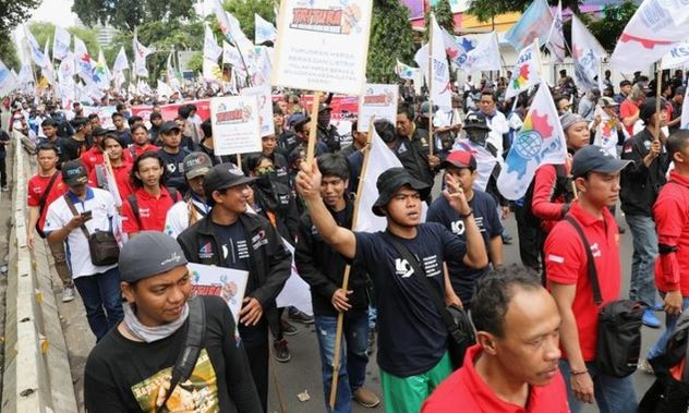 Ribuan Buruh Demo Bakal Geruduk Kemnaker 21 Maret