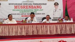 Ketua DPRD Natuna dan Anggota Hadiri Musrenbang di Kecamatan Bunguran Timur Laut