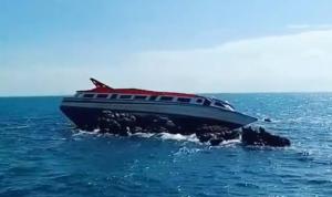 Viral Video Kapal Kandas di Perairan Karimun, Polisi: Itu Peristiwa Lama