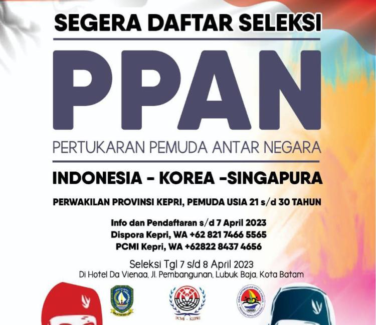 Seleksi PPAN di Kepri, Gubernur Ansar Ajak Pemuda-Pemudi untuk Ikut Serta