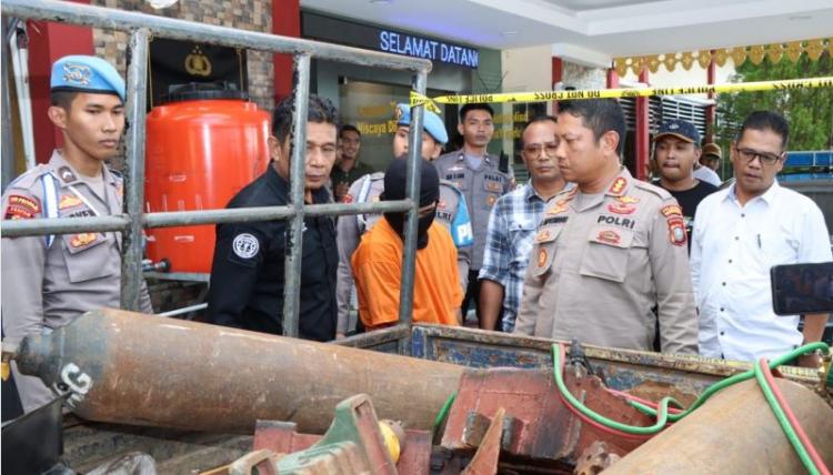 Polresta Tanjungpinang Tangkap Pelaku Pencurian di Tempat Cucian Motor