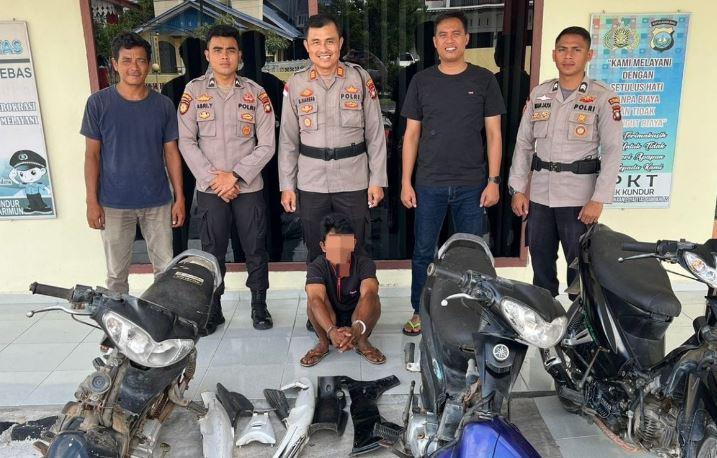 Polisi Bongkar Aksi Pak RT Jadi Otak Curanmor di Kundur