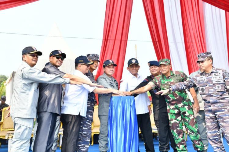 Ground Breaking Pembangunan Dermaga Bakamla dihadiri Gubernur Ansar dan Kepala Bakamla RI