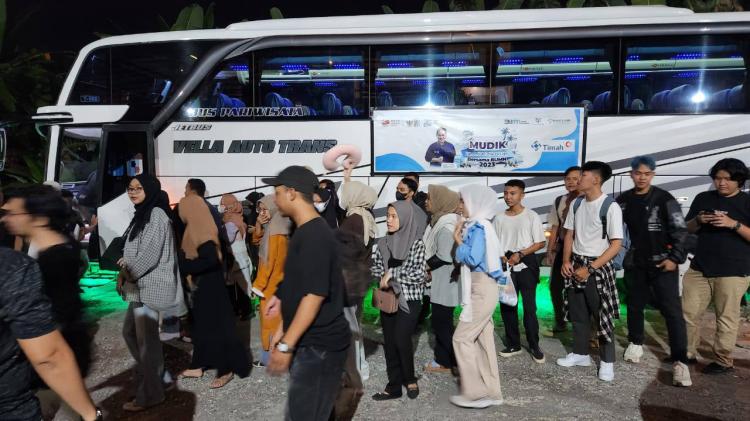 PT Timah Tbk Fasilitasi Mudik Mahasiswa Kepri di Pulau Jawa