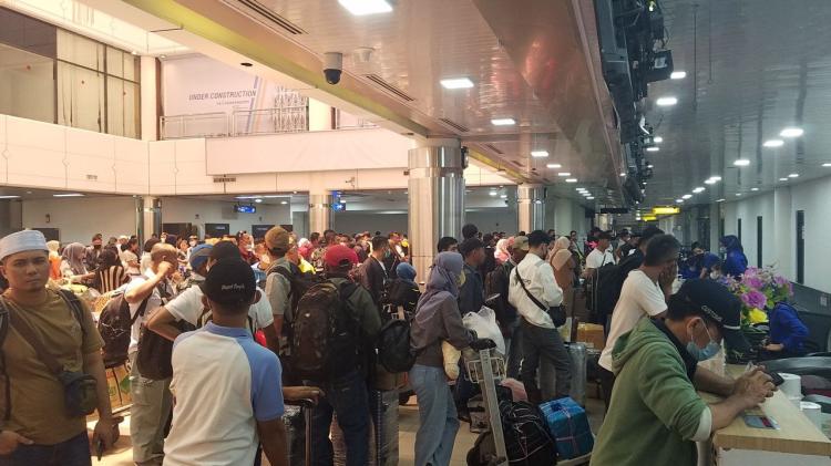 Warga Batam Ramai Mudik Tahun Ini, Hang Nadim Padat