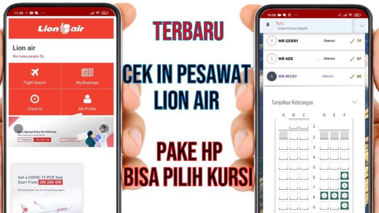 Cara Check In Online Maskapai Lion Air 