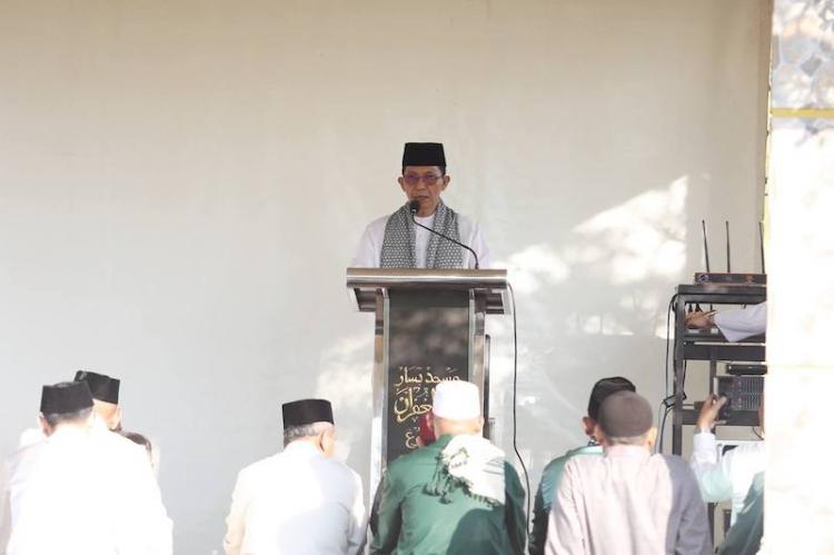 Ibadah Salat Ied di Darul Gufron Sagulung, Amsakar Sebut Jemaah Antusias Luar Biasa