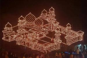 Sambut Idul Fitri, Lampu Colok dan Lampu Hias Terangi Karimun
