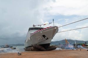 KSAL Luncurkan Kapal Kepresidenan Bung Karno-369 Hasil Produksi Batam