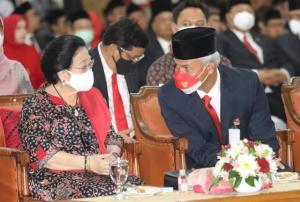 PDIP Chairwoman Megawati Soekarno Putri Announces Ganjar Pranowo as Presidential Candidate on Kartini Day