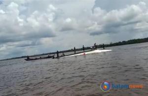 Sejumlah Korban Speed Boat SB. Evelyn Calisca 01 yang Tenggelam di Pulau Burung Dievakuasi ke Sungai Guntung