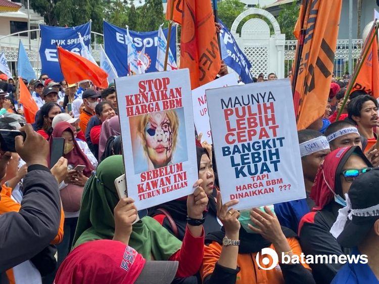 Ribuan Pekerja di Batam Gelar Aksi May Day, Tuntut Peningkatan Layanan Energi dan Perlindungan Pekerja