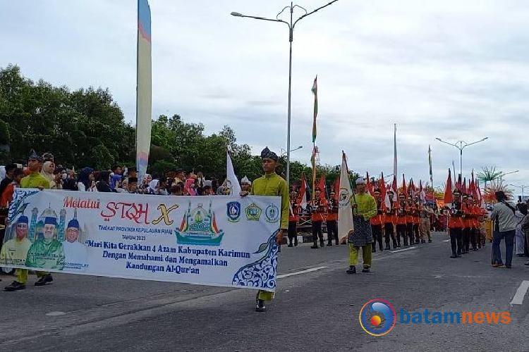 Kabupaten/Kota di Kepri Tampil dengan Ciri Khas Daerah di Pawai Ta