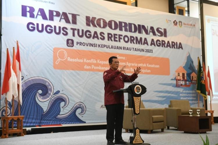 Gubernur Ansar Dorong Legalisasi Lahan Masyarakat untuk Tingkatkan Percepatan Pemulihan Ekonomi