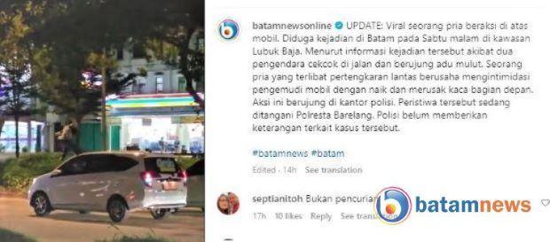 Kasus Perusakan Taksi "Online" di Batam Berakhir Damai Usai Pelaku Mengganti Rugi