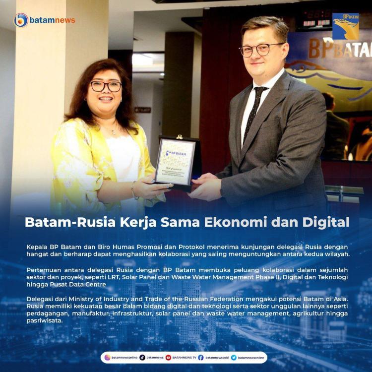INFOGRAFIS: Batam-Rusia Kerja Sama Ekonomi dan Digital