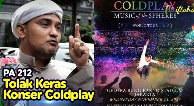 Ancaman Alumni PA 212 Terhadap Konser Coldplay di Jakarta, Bandara dan Stadion Akan Dikepung
