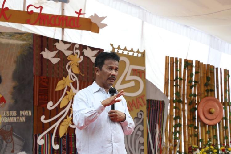 Rudi Hadiri Perayaan Pesta Perak Imamat di Bintan, Apresiasi Kerukunan Umat Beragama