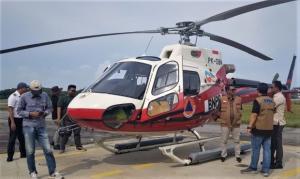 Bantuan Helikopter BNPB Tiba di Riau untuk Deteksi Dini Karhutla