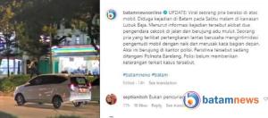 Polisi Menangkap Pelaku Viral yang Merusak Mobil Toyota Calya di Batam
