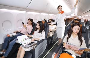 Penerbangan Perdana, Wisatawan dari Negara K-Pop Korsel Mendarat di Batam dengan Jeju Air