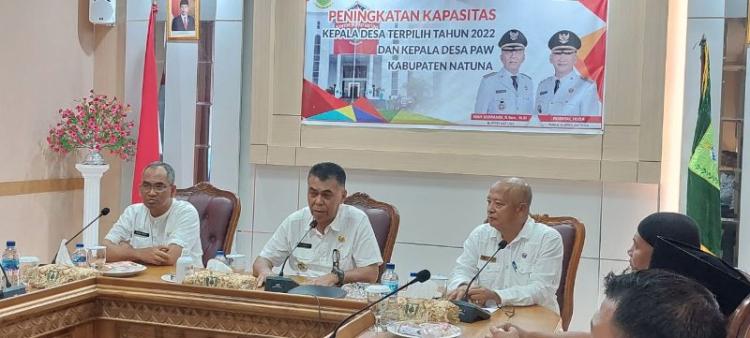 Sebanyak 38 Kades Ikuti Pelatihan Peningkatan Kapasitas Kepala Desa se Kabupaten Natuna